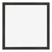 Cadre Photo 25x25cm Noir Mat MDF Bologna De Face | Yourdecoration.fr