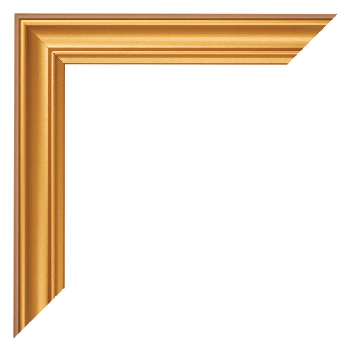 Cadre Photo 25x25cm Or Mat MDF Lazio Detail Coin | Yourdecoration.fr