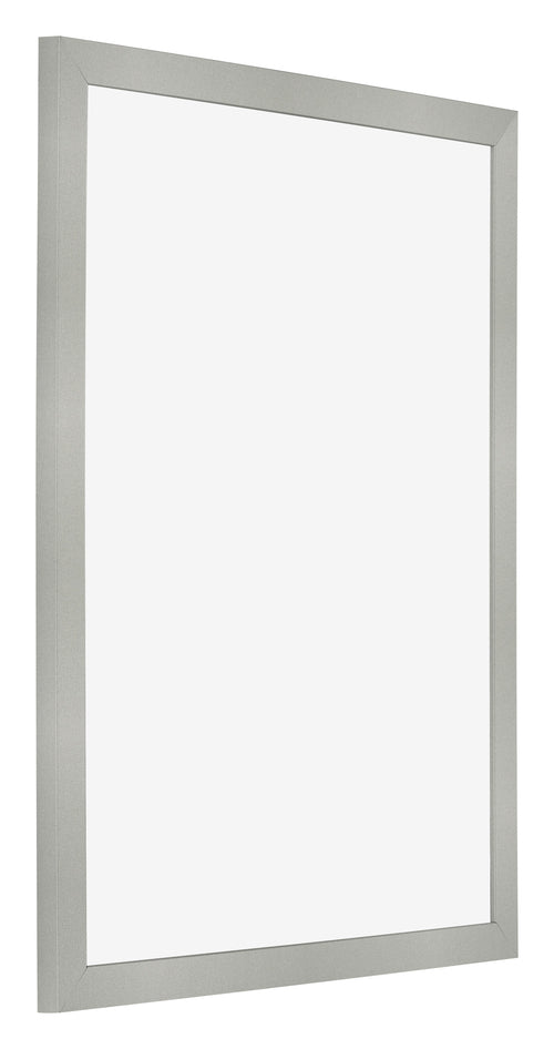 Cadre Photo 25x30cm Argent Mat MDF Bologna De Face Oblique | Yourdecoration.fr
