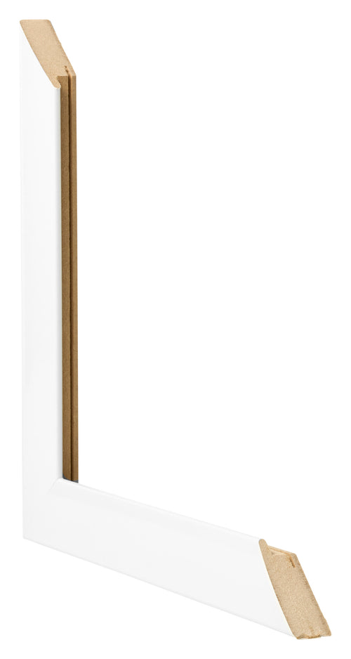 Cadre Photo 25x30cm Blanc Vintage MDF Pisa Detail Intersection | Yourdecoration.fr
