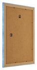 Cadre Photo 25x30cm Bleu Brillant Patine MDF Pisa Arriere Oblique | Yourdecoration.fr