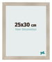 Cadre Photo 25x30cm Chene Rustique MDF Pisa De Face Mesure | Yourdecoration.fr