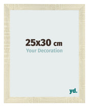 Cadre Photo 25x30cm Chene Sonoma MDF Pisa De Face Mesure | Yourdecoration.fr
