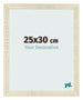 Cadre Photo 25x30cm Chene Sonoma MDF Pisa De Face Mesure | Yourdecoration.fr