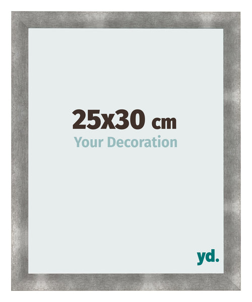 Cadre Photo 25x30cm Metal Vintage MDF Pisa De Face Mesure | Yourdecoration.fr