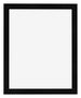 Cadre Photo 25x30cm Noir Argent Poli MDF Pisa De Face | Yourdecoration.fr