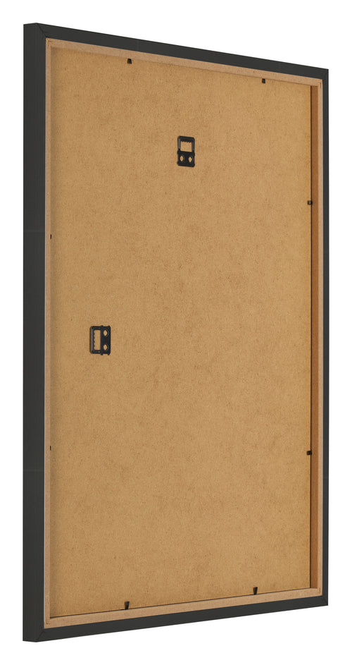 Cadre Photo 25x30cm Noir Grain de Bois MDF Bologna Arriere Oblique | Yourdecoration.fr