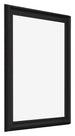 Cadre Photo 25x30cm Noir Grain de Bois MDF Lazio De Face Oblique | Yourdecoration.fr