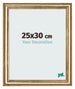 Cadre Photo 25x30cm Or Antique MDF Lazio De Face Mesure | Yourdecoration.fr
