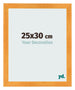 Cadre Photo 25x30cm Orange MDF Pisa De Face Mesure | Yourdecoration.fr