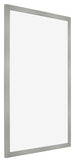 Cadre Photo 25x35cm Argent Mat MDF Bologna De Face Oblique | Yourdecoration.fr