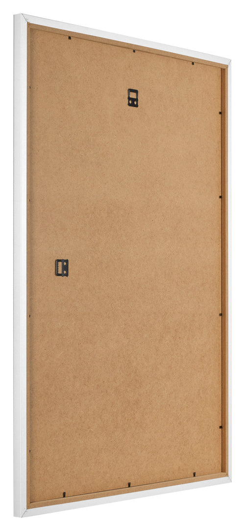 Cadre Photo 25x35cm Blanc Mat MDF Bologna Arriere Oblique | Yourdecoration.fr