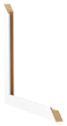 Cadre Photo 25x35cm Blanc Mat MDF Bologna Detail Intersection | Yourdecoration.fr