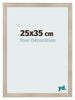 Cadre Photo 25x35cm Chene Rustique MDF Pisa De Face Mesure | Yourdecoration.fr