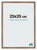 Cadre Photo 25x35cm Cuivre Décor MDF Bologna De Face Mesure | Yourdecoration.fr