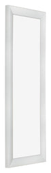Cadre Photo 25x75cm Argent Noir Patine MDF Pisa De Face Oblique | Yourdecoration.fr