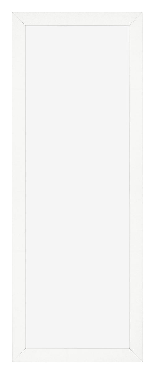 Cadre Photo 25x75cm Blanc Brillant MDF Bologna De Face | Yourdecoration.fr