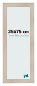 Cadre Photo 25x75cm Chene Rustique MDF Pisa De Face Mesure | Yourdecoration.fr