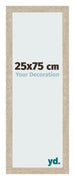 Cadre Photo 25x75cm Chêne Sonoma MDF Bologna De Face Mesure | Yourdecoration.fr