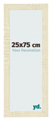 Cadre Photo 25x75cm Chene Sonoma MDF Pisa De Face Mesure | Yourdecoration.fr