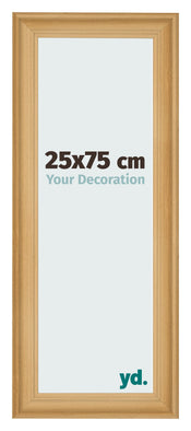 Cadre Photo 25x75cm De Pin Grain de Bois MDF Lazio De Face Mesure | Yourdecoration.fr