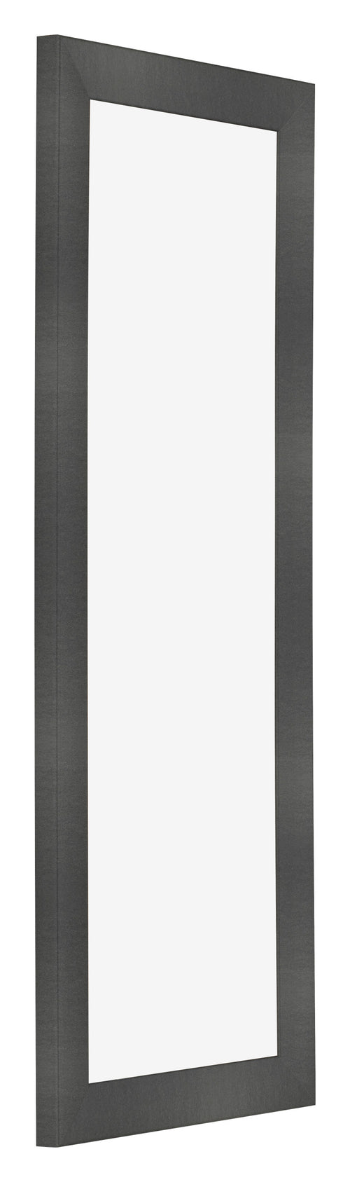 Cadre Photo 25x75cm Noir Argent Poli MDF Pisa De Face Oblique | Yourdecoration.fr