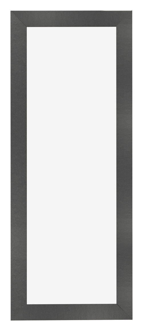 Cadre Photo 25x75cm Noir Argent Poli MDF Pisa De Face | Yourdecoration.fr