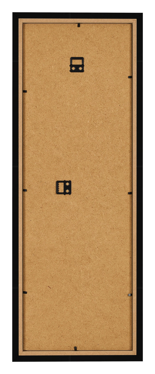 Cadre Photo 25x75cm Noir Brillant MDF Bologna Arriere | Yourdecoration.fr