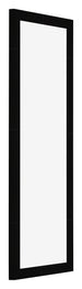 Cadre Photo 25x75cm Noir Brillant MDF Bologna De Face Oblique | Yourdecoration.fr