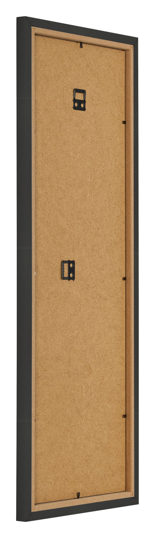 Cadre Photo 25x75cm Noir Grain de Bois MDF Bologna Arriere Oblique | Yourdecoration.fr