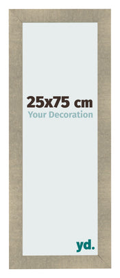 Cadre Photo 25x75cm Or Vintage MDF Pisa De Face Mesure | Yourdecoration.fr