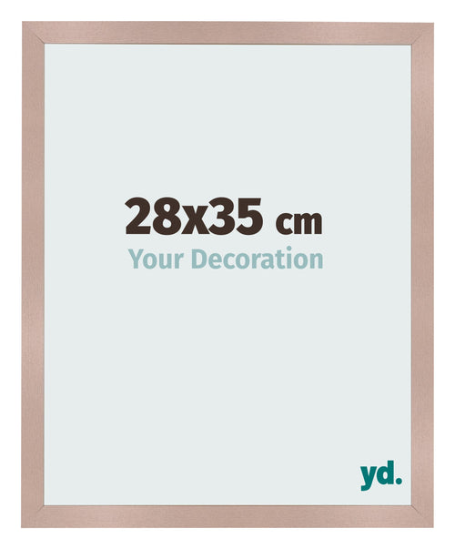 Cadre Photo 28x35 cm Rose Ancien MDF Bologna De Face Mesure | Yourdecoration.fr