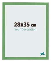 Cadre Photo 28x35 cm Vert MDF Bologna De Face Mesure | Yourdecoration.fr