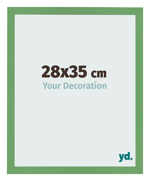 Cadre Photo 28x35 cm Vert MDF Bologna De Face Mesure | Yourdecoration.fr