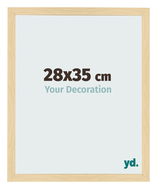 Cadre Photo 28x35cm Hêtre Décor MDF Bologna De Face Mesure | Yourdecoration.fr