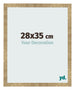 Cadre Photo 28x35cm Or Antique MDF Bologna De Face Mesure | Yourdecoration.fr
