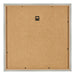 Cadre Photo 30x30cm Argent Mat MDF Bologna Arriere | Yourdecoration.fr