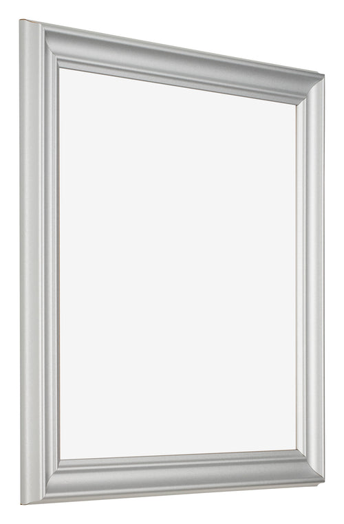 Cadre Photo 30x30cm Argent Mat MDF Lazio De Face Oblique | Yourdecoration.fr