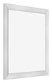 Cadre Photo 30x30cm Argent Noir Patine MDF Pisa De Face Oblique | Yourdecoration.fr