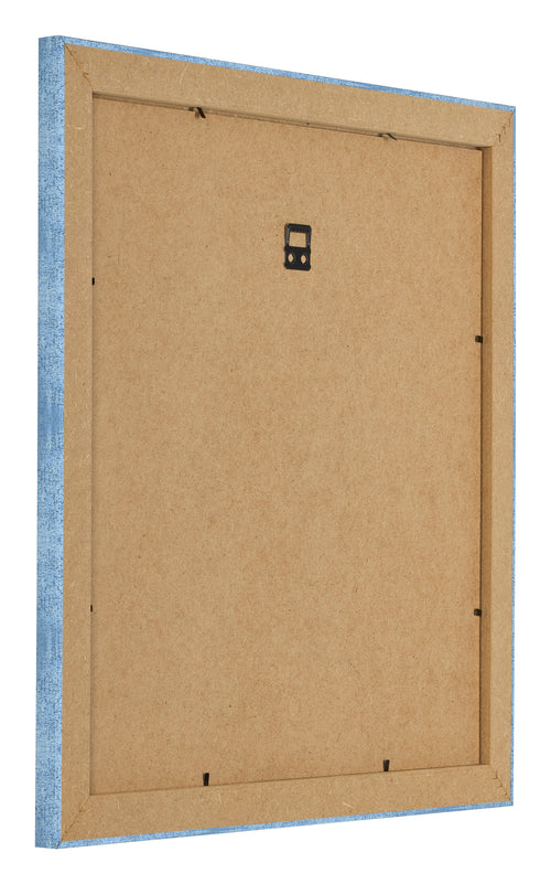 Cadre Photo 30x30cm Bleu Brillant Patine MDF Pisa Arriere Oblique | Yourdecoration.fr
