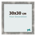 Cadre Photo 30x30cm Metal Vintage MDF Pisa De Face Mesure | Yourdecoration.fr