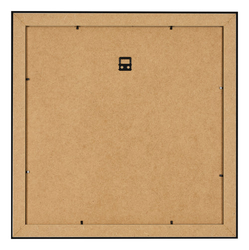 Cadre Photo 30x30cm Noir Argent Poli MDF Pisa Arriere | Yourdecoration.fr