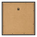 Cadre Photo 30x30cm Noir Grain de Bois MDF Bologna Arriere | Yourdecoration.fr