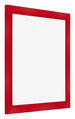 Cadre Photo 30x30cm Rouge MDF Pisa De Face Oblique | Yourdecoration.fr