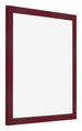 Cadre Photo 30x30cm Vin Rouge Patine MDF Bologna De Face Oblique | Yourdecoration.fr