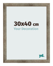 Cadre Photo 30x40 cm Metal Vintage MDF Bologna De Face Mesure | Yourdecoration.fr