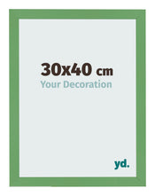 Cadre Photo 30x40 cm Vert MDF Bologna De Face Mesure | Yourdecoration.fr