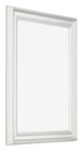 Cadre Photo 30x40cm Blanc Patine MDF Lazio De Face Oblique | Yourdecoration.fr