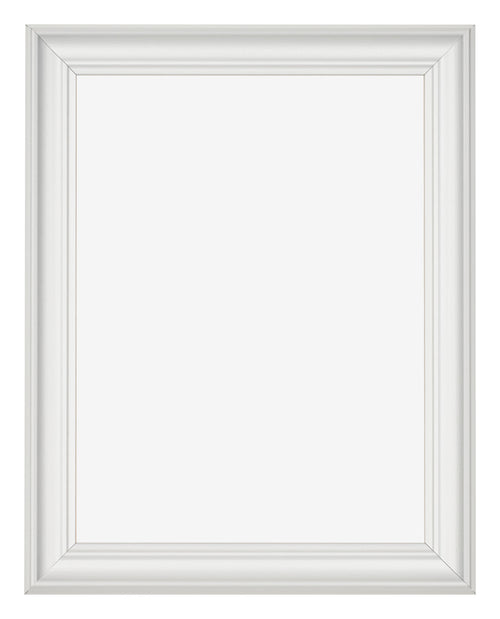 Cadre Photo 30x40cm Blanc Patine MDF Lazio De Face | Yourdecoration.fr