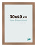 Cadre Photo 30x40cm Cuivre Décor MDF Bologna De Face Mesure | Yourdecoration.fr